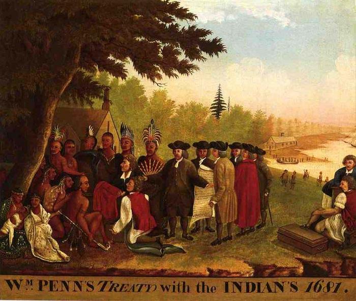 Edward Hicks Penn Treaty oil painting image
